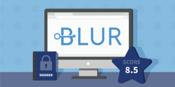 Blur Password Manager Review Featured Image With Score