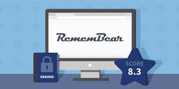 RememBear Password Manager Review Featured Image With Score