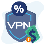 Icon representing VPN discount deals